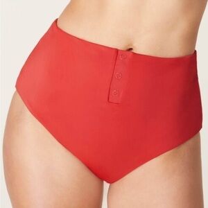 NWT Andie Swim The Snap Bottom‎ Chili Pepper Size XSmall